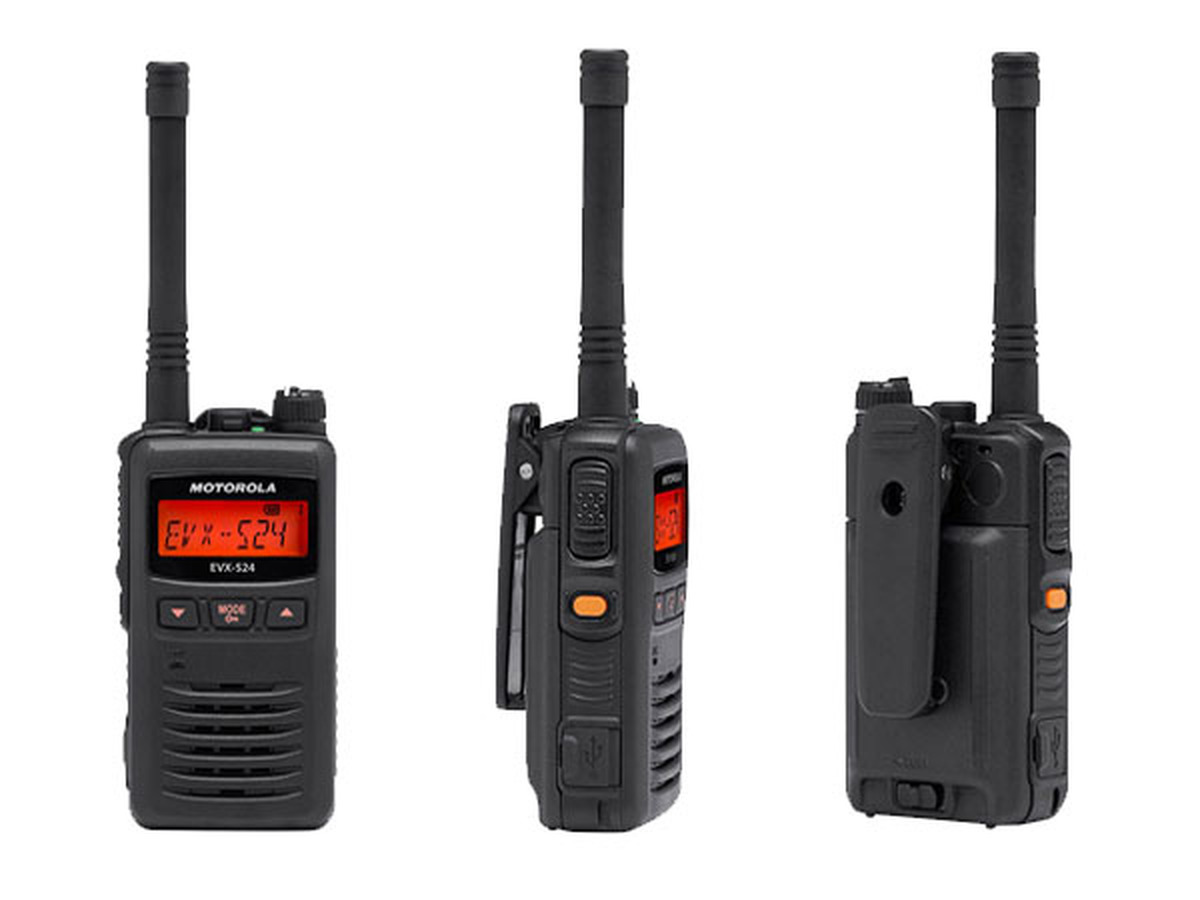 Radio Motorola EVX-S24 Digital UHF 403-470 MHz