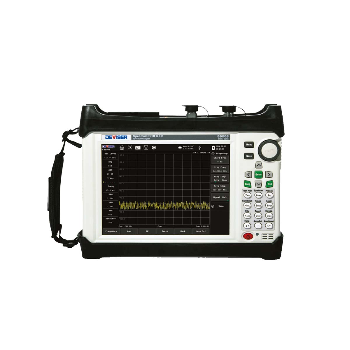 Analizador de Espectro Portátil DEVISER SERIE E8600B 9 kHz a 6 GHz