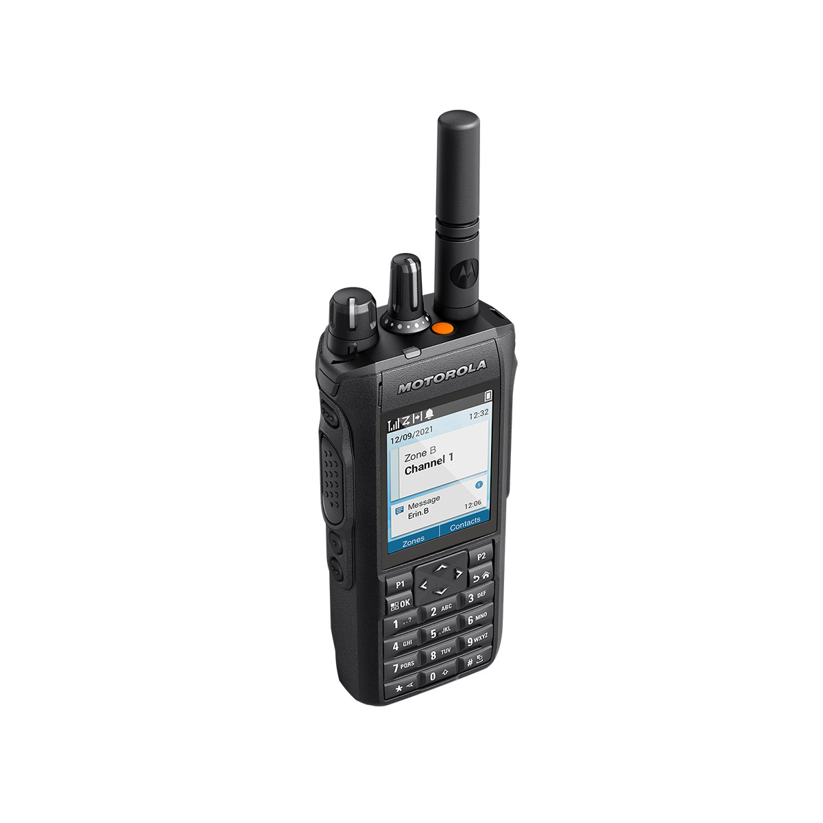 Radio Motorola R7 Digital Intrínsecamente Seguro con teclado completo LAH06RDN9WA1AN UHF 400-527 MHz