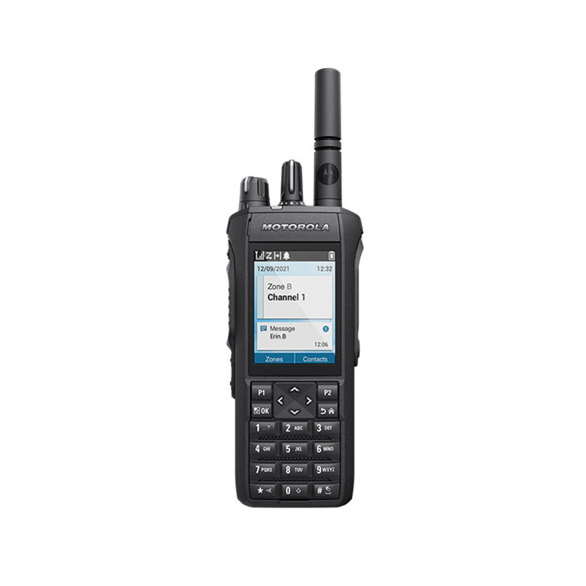 Radio Motorola R7 Digital Intrínsecamente Seguro con teclado completo LAH06JDN9WA1AN VHF 136-174 MHz