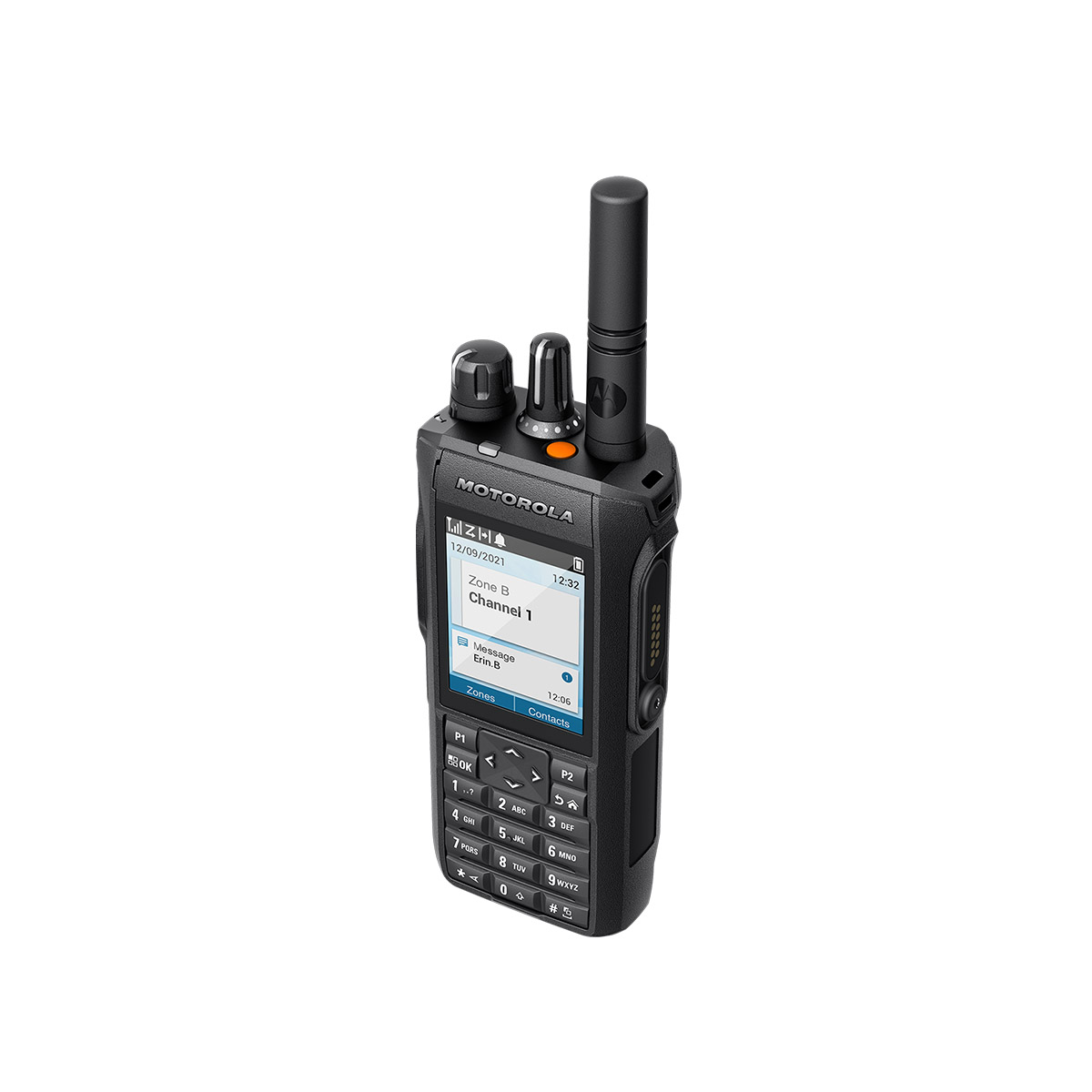 Radio Motorola R7 Digital Intrínsecamente Seguro con teclado completo LAH06JDN9WA1AN VHF 136-174 MHz